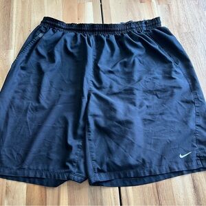 Nike FITDry Men’s XXL Black Athletic Training Shorts Running Gym
